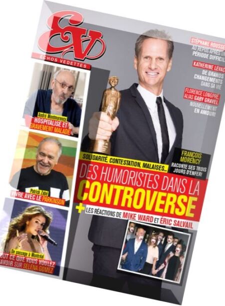 Echos Vedettes – 21 au 27 Mai 2016 Cover