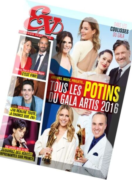Echos Vedettes – 30 Avril au 6 Mai 2016 Cover