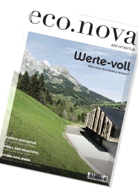 eco.nova – Spezial Architektur 2016 Cover