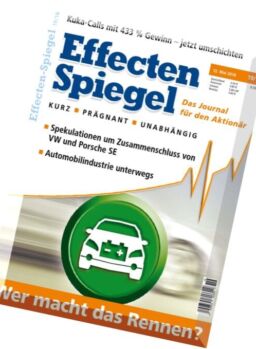Effecten Spiegel – 12 Mai 2016