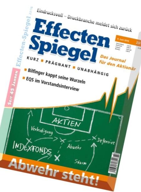 Effecten Spiegel – 9 Juni 2016 Cover