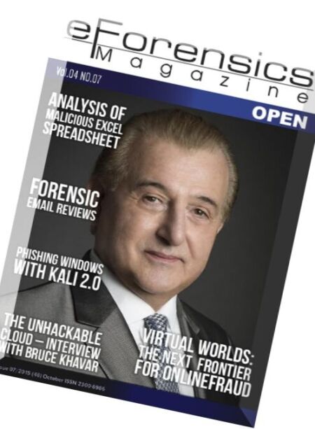 eForensics Open – October 2015 Cover