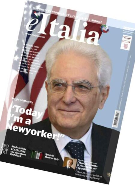 eItalia Magazine – Marzo-Aprile 2016 Cover