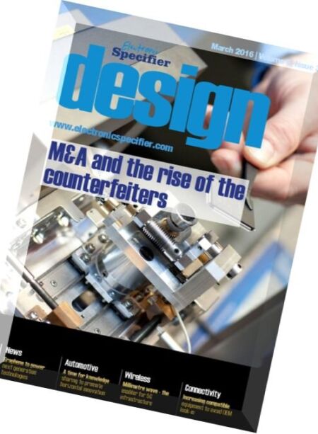 Electronic Specifier Design – March 2016 Cover