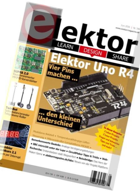 Elektor Electronics Germany – Juni 2016 Cover