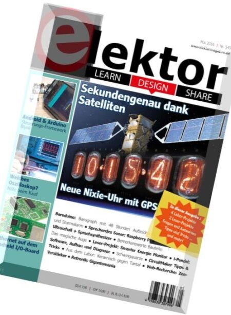 Elektor Electronics Germany – Mai 2016 Cover