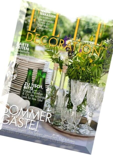 Elle Decoration Germany – Mai-Juni 2016 Cover