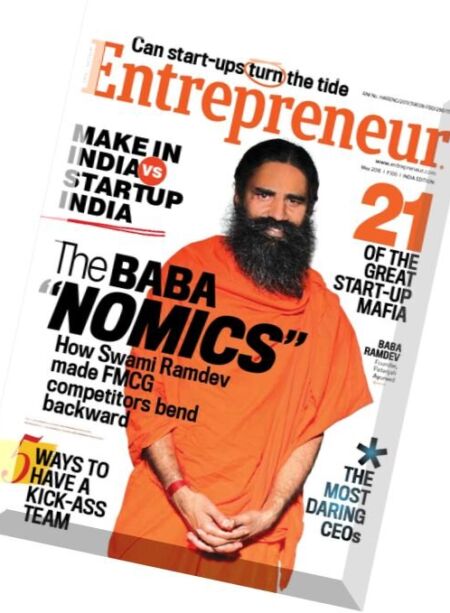 Entrepreneur Magazine – May 2016 Cover