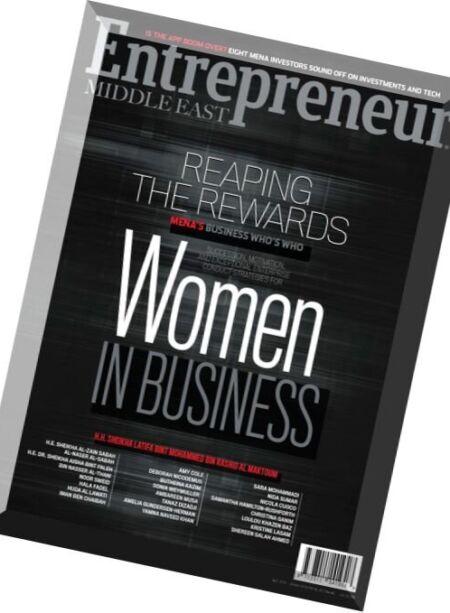 Entrepreneur Middle East – May 2016 Cover