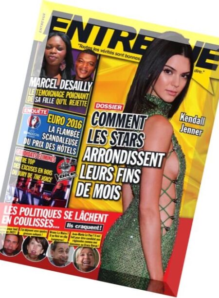 Entrevue – Avril 2016 Cover