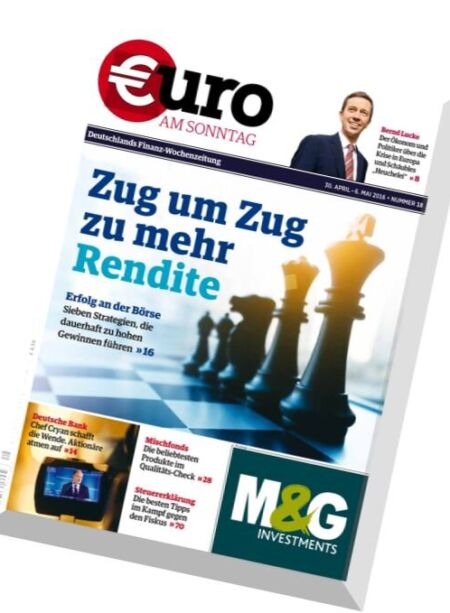 Euro am Sonntag – N 18, 30 April 2016 Cover