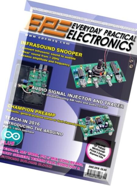 Everyday Practical Electronics – June 2016 Cover