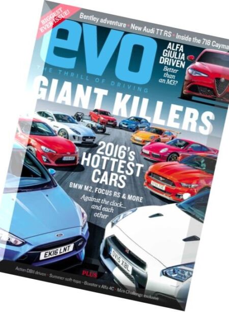 evo UK – July 2016 Cover