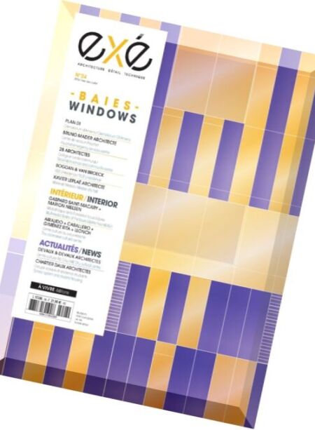 Exe – N 24, Mai-Juin-Juillet 2016 Cover