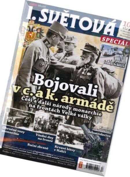 Extra Valka I. Svetova Special – 2015-04 Bojovali v c.a k. Armade Cover