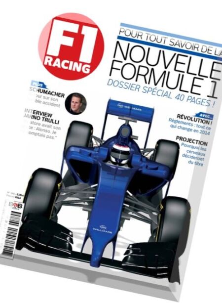 F1 Racing France – Fevrier 2014 Cover