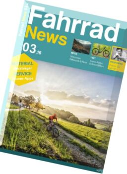 Fahrrad News – Nr. 3, 2016