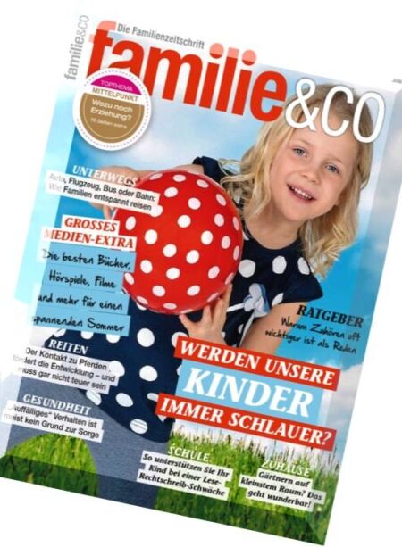 Familie und Co Die – Juni 2016 Cover