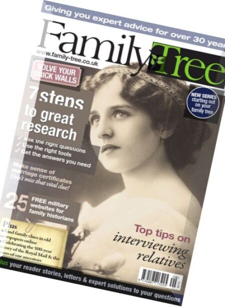 Family Tree UK – June 2016 Cover