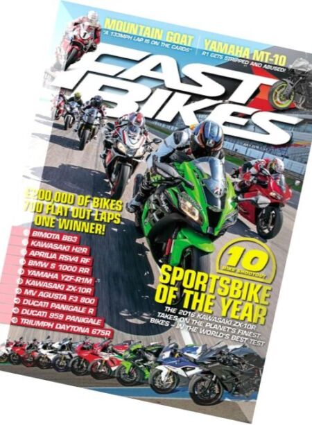 Fast Bikes – July 2016 Cover