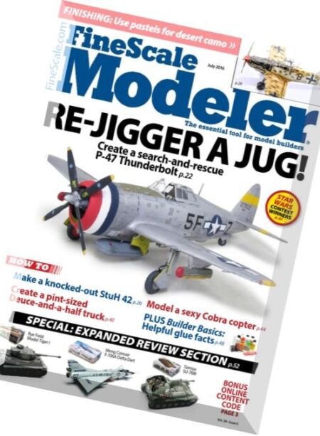 Fine Scale Modeler – July 2016 Cover