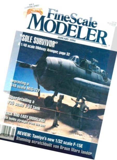 FineScale Modeler – January 1994 Cover