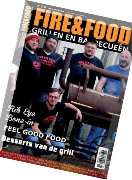 Fire & Food Nederland – Nr.1, 2016 Cover