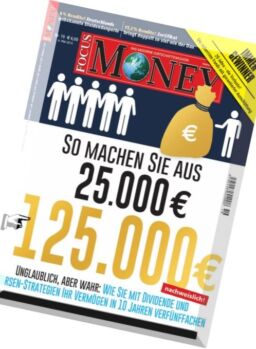 Focus Money – 4 Mai 2016