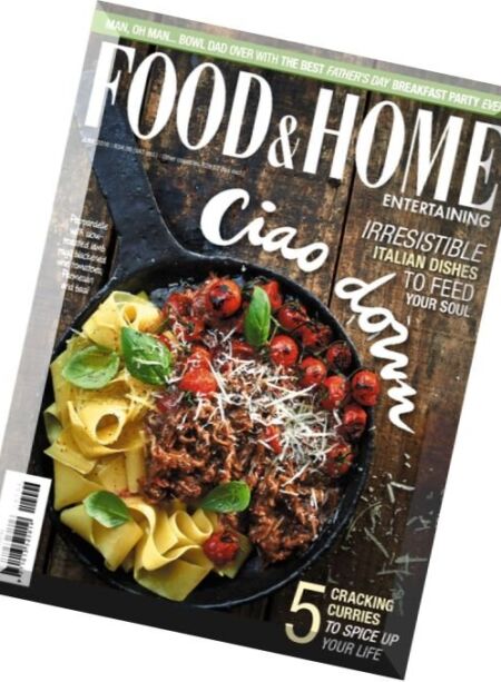 Food & Home Entertaining – June 2016 Cover