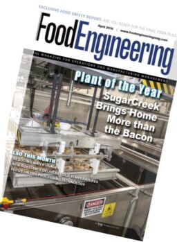 Food Engineering – April 2016