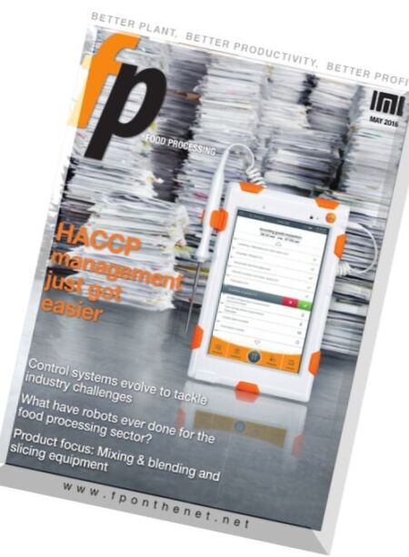 Food Processing – May 2016 Cover