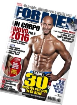 For Men Magazine – Dicembre 2015
