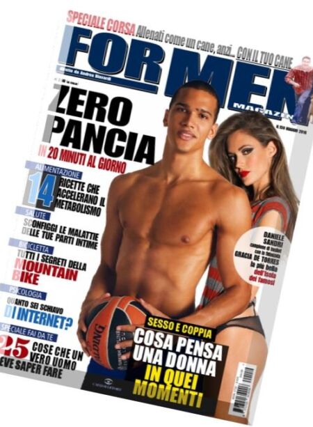For Men Magazine – Maggio 2016 Cover