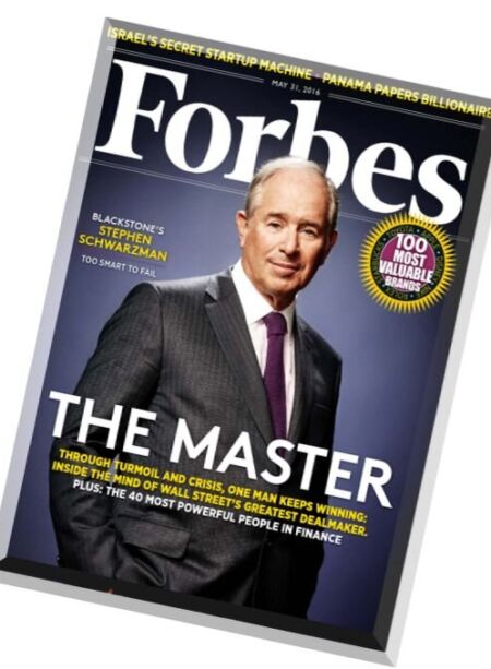 Forbes USA – 31 May 2016 Cover
