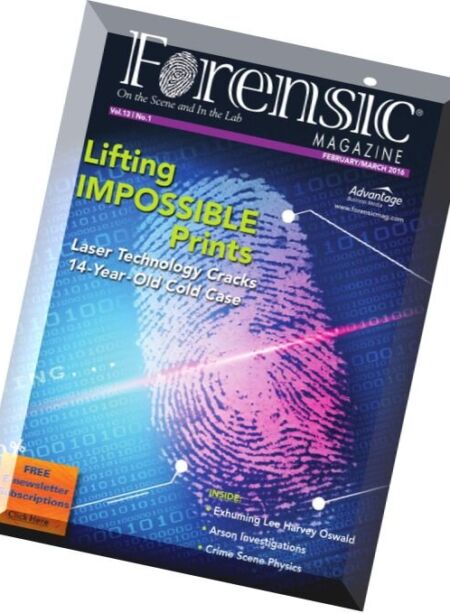 Forensics – February-March 2016 Cover
