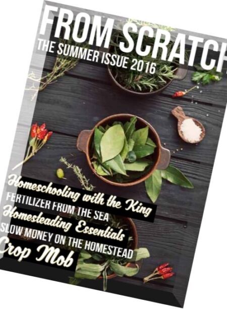 From Scratch – Summer 2016 Cover