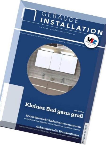 Gebaude Installation – April 2016 Cover