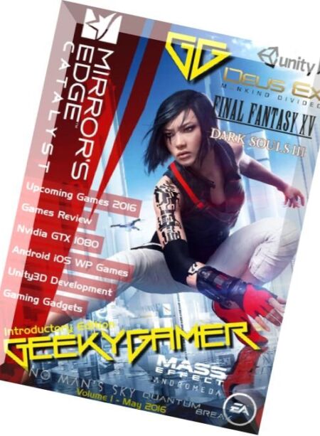 Geeky Gamer – May 2016 Cover