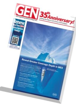 Genetic Engineering & Biotechnology News – 1 May 2016