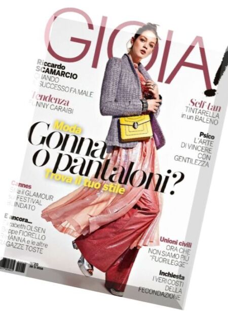 Gioia! – 28 Maggio 2016 Cover
