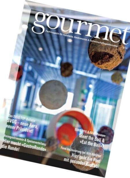 Gourmet – Mai 2016 Cover