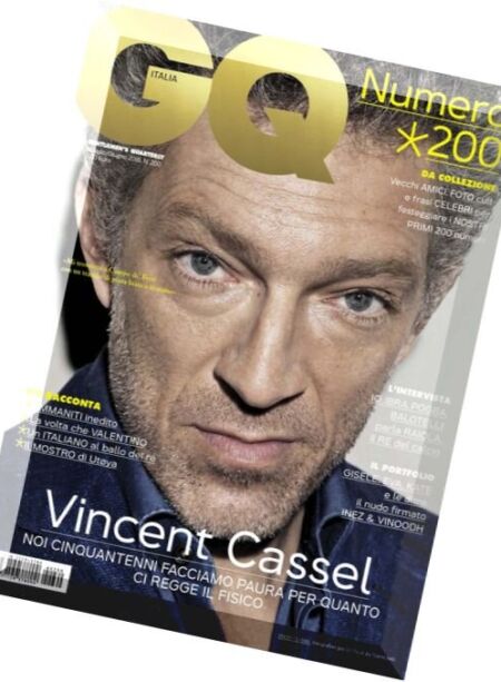GQ Italia – Maggio-Giugno 2016 Cover