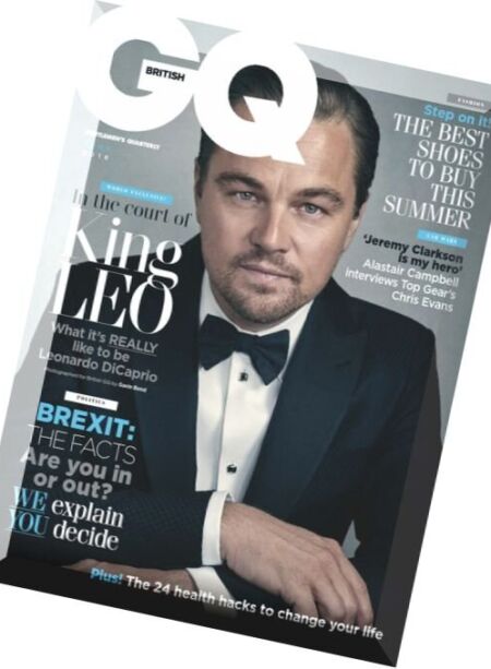 GQ UK – June 2016 Cover