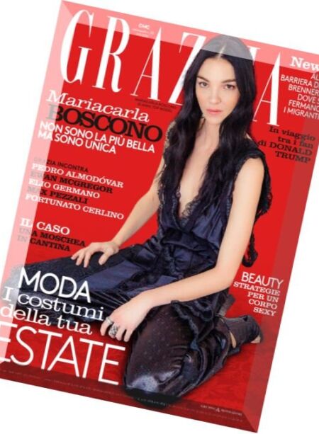 Grazia Italia – 11 Maggio 2016 Cover
