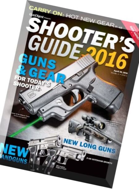 Gun Digest presents – Shooter’s Guide 2016 Cover