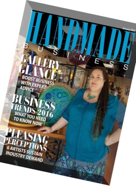 Handmade Business – January 2016 Cover