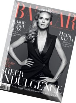 Harper’s Bazaar Australia – June-July 2016