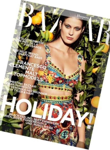 Harper’s Bazaar Germany – Juni 2016 Cover
