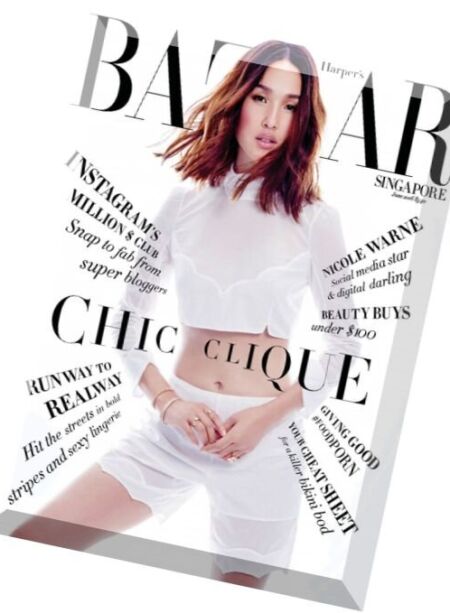 Harper’s Bazaar Singapore – June 2016 Cover