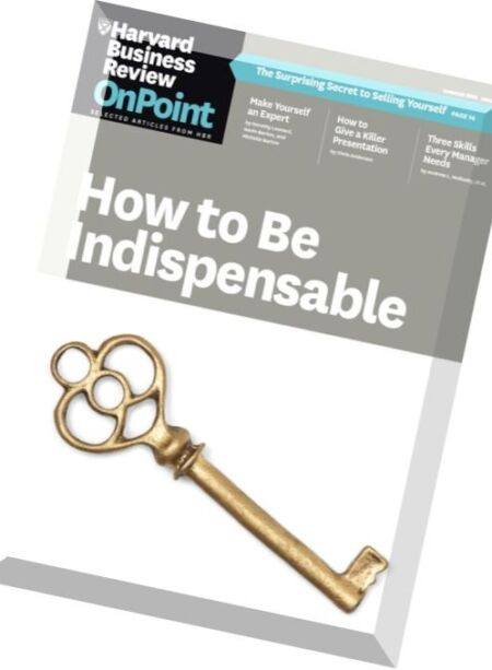 Harvard Business Review OnPoint – Summer 2016 Cover